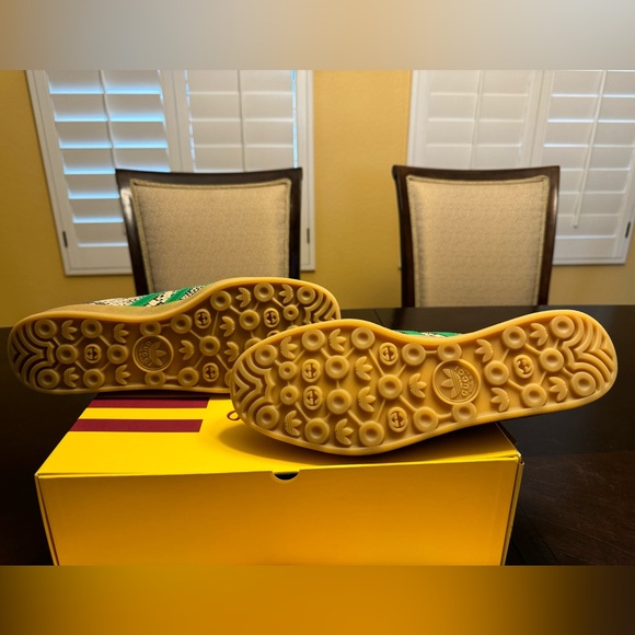 New Gucci x Adidas Gazelle Python Print Leather Sneaker Shoes UK 11.5 / US 12 - Picture 16 of 16